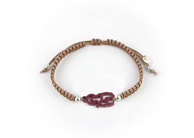 Santa Rita. Pulsera Hombre Macramé