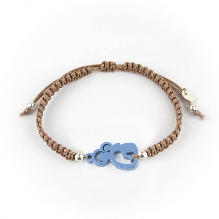 San Antonio. Pulsera Hombre Macramé