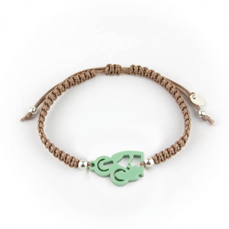 Santa Ana. Pulsera Hombre Macramé