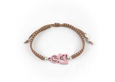 Santa Gema. Pulsera Hombre Macramé