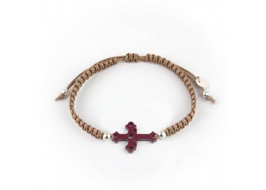 Cruz de la Victoria. Pulsera Hombre Macramé