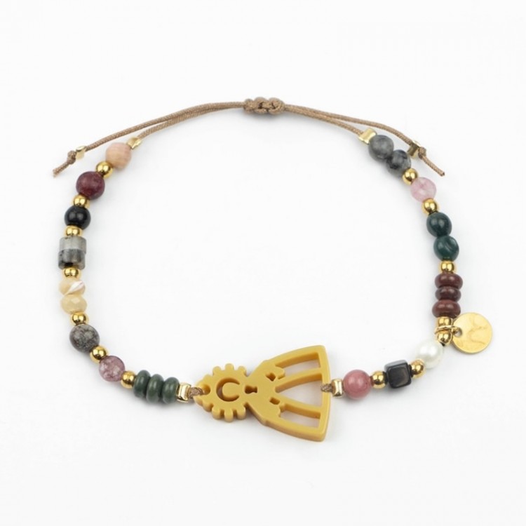 Esperanza de Triana. Pulsera Mix Dorada