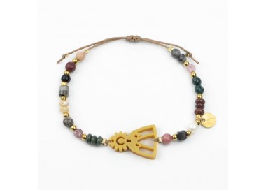 Esperanza de Triana. Pulsera Mix Dorada