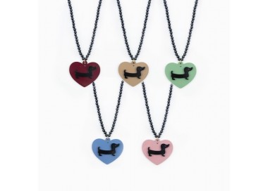 Collar largo Perla Mate teckel