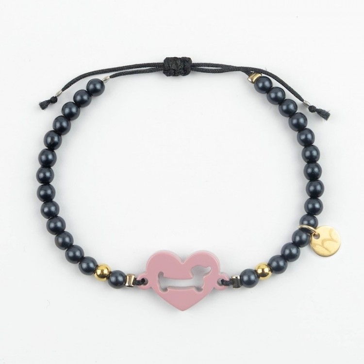 Pulsera Perla Mate Teckel