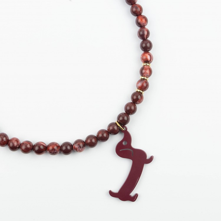 Collar Corto Resina Teckel