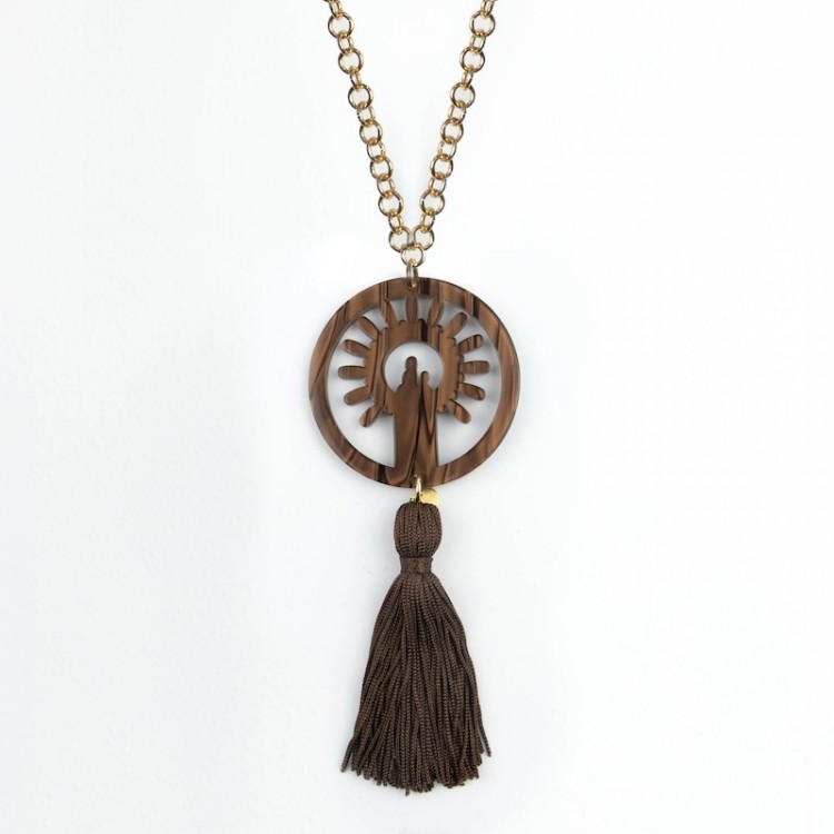 Collar Borla Nacarado