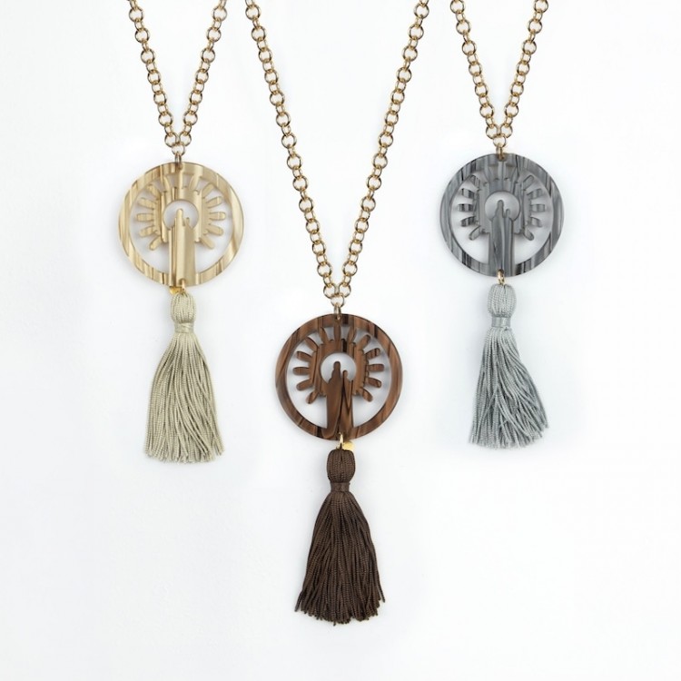 Collar Borla Nacarado