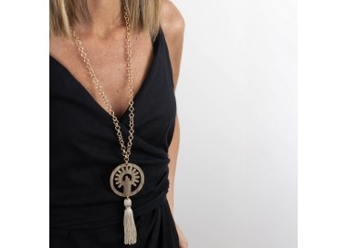 Collar Borla Nacarado
