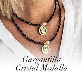 Gargantilla Cristal Medalla