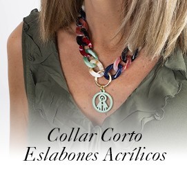 Collar Eslabones Acrílicos