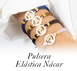 Pulsera Elástica Nácar