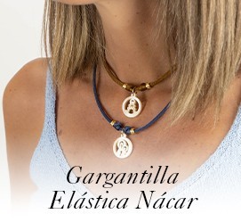 Gargantilla Elástica Nácar